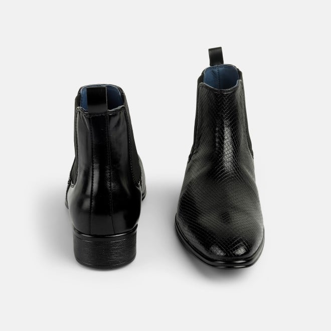Mochi Men Black Party Boots (SKU: 19-643-11-40)