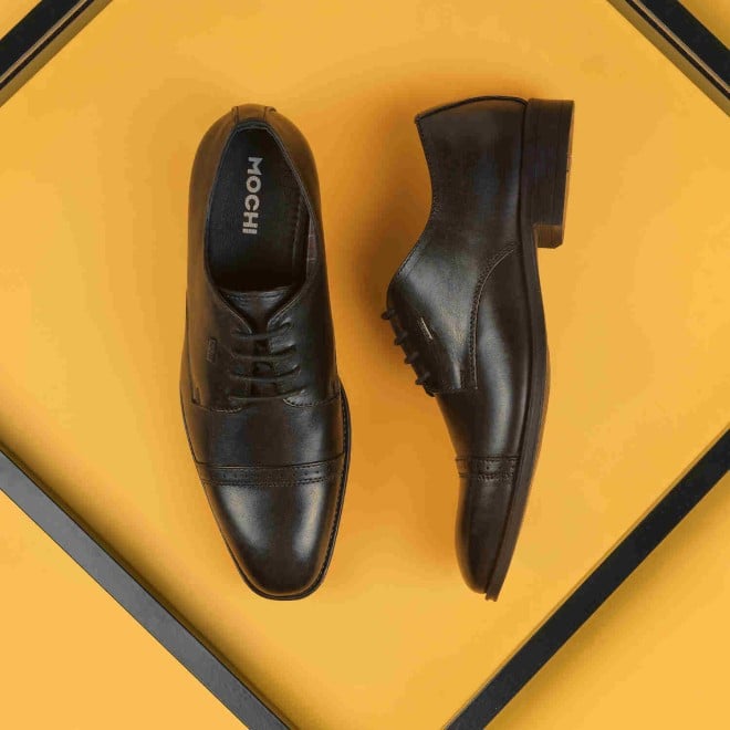 Mochi Men Black Formal Lace Ups
