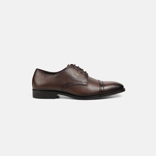 Mochi Men Brown Formal Lace Ups (SKU: 19-650-12-40)