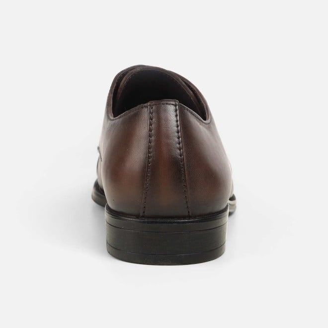 Mochi Men Brown Formal Lace Ups (SKU: 19-650-12-40)