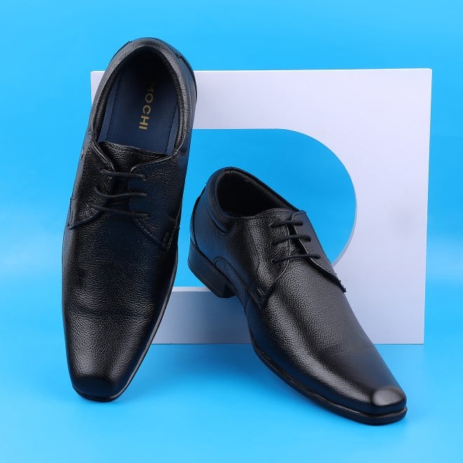 Mochi Men Black Formal Lace Up