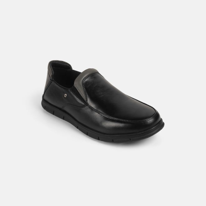 Mochi Men Black Formal Moccasin