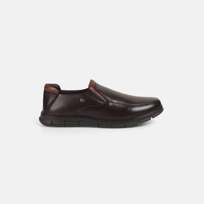 Mochi Men Brown Formal Moccasin (SKU: 19-654-12-40)