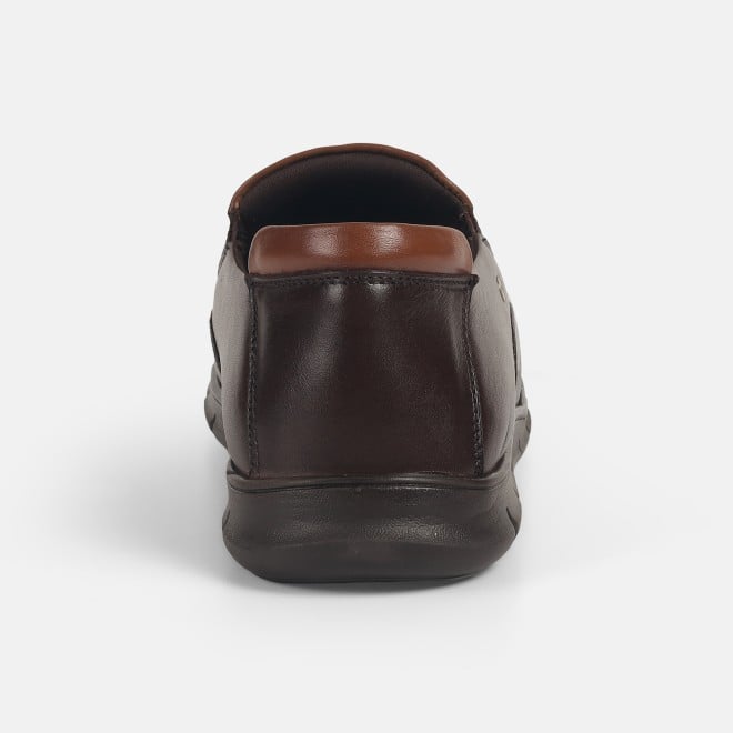 Mochi Men Brown Formal Moccasin (SKU: 19-654-12-40)