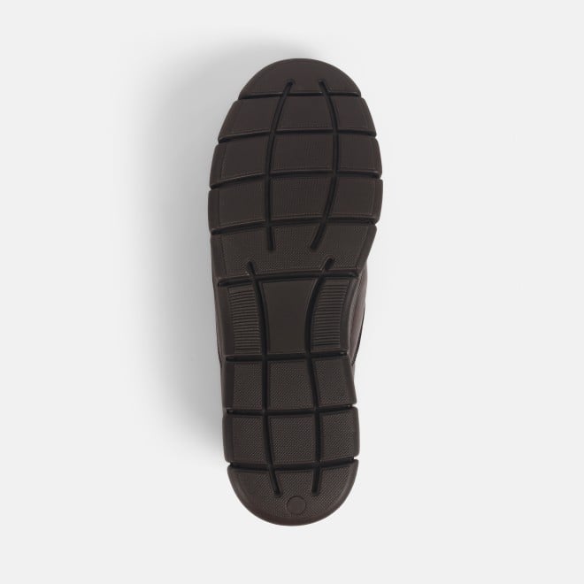 Mochi Men Brown Formal Moccasin (SKU: 19-654-12-40)