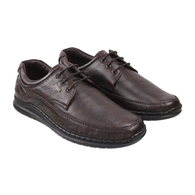 Mochi Men Brown Casual Loafers