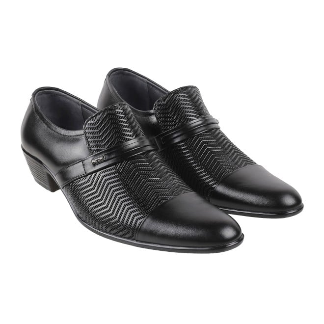 Mochi Men Black Formal Moccasin
