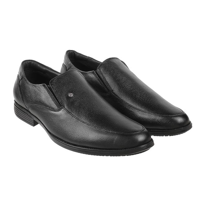 Mochi Men Black Formal Moccasin