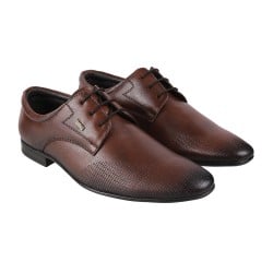 Men Tan Formal Lace Up