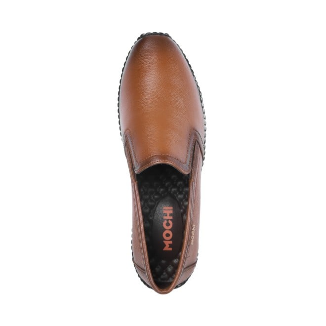 Mochi Men Tan Casual Loafers (SKU: 19-6661-23-40)