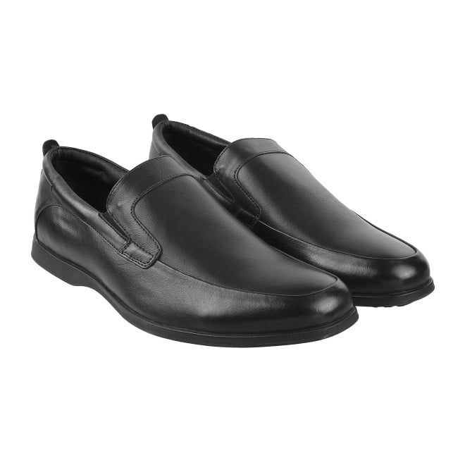 Mochi Men Black Formal Moccasin