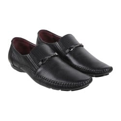 Men Black Casual Loafers