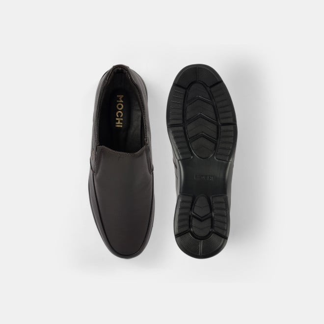 Mochi Men Brown Formal Moccasin (SKU: 19-669-12-40)