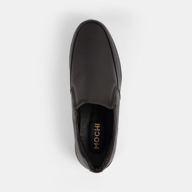 Mochi Men Brown Formal Moccasin (SKU: 19-669-12-40)