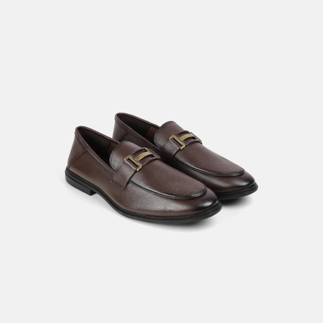 Mochi Men Brown Formal Moccasin (SKU: 19-670-12-40)