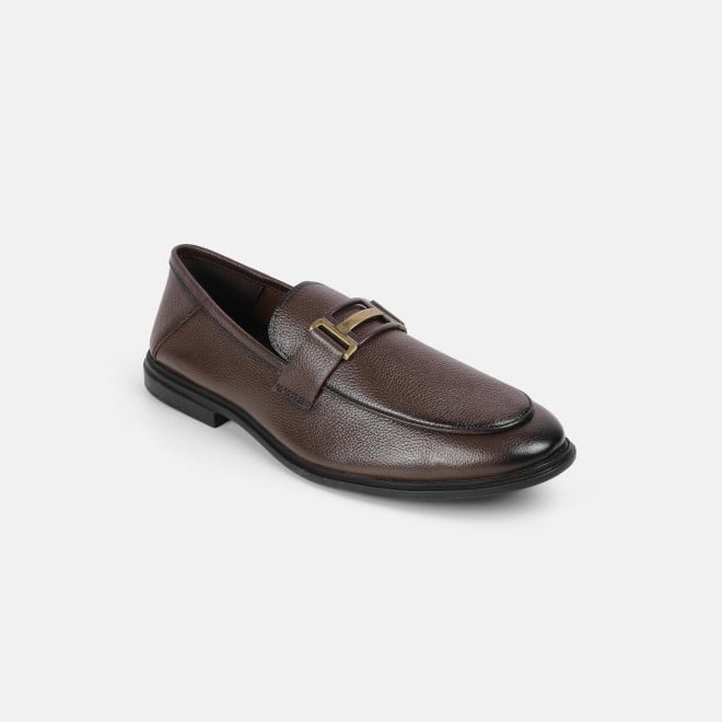Mochi Men Brown Formal Moccasin (SKU: 19-670-12-40)