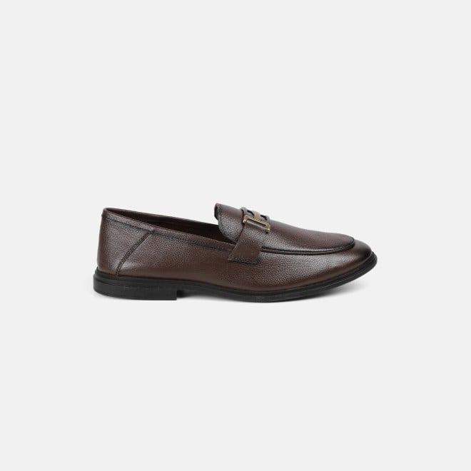Mochi Men Brown Formal Moccasin (SKU: 19-670-12-40)
