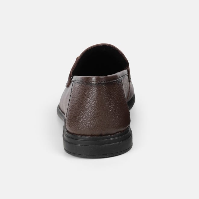 Mochi Men Brown Formal Moccasin (SKU: 19-670-12-40)