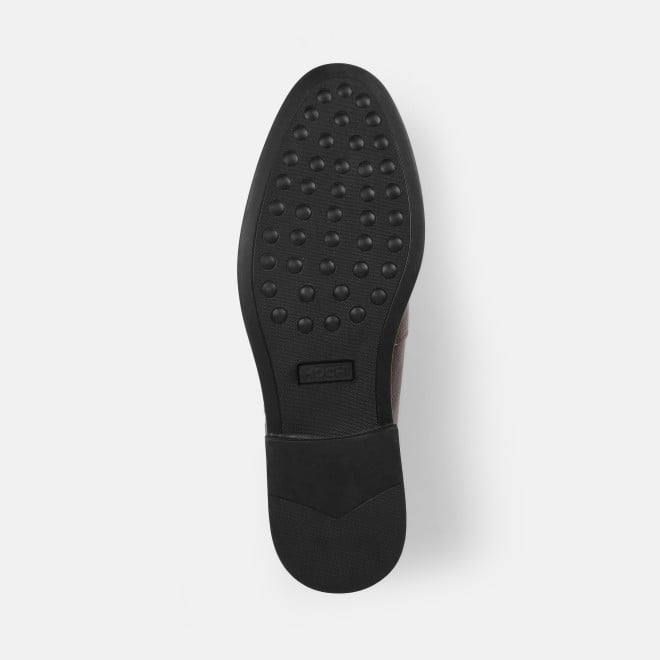 Mochi Men Brown Formal Moccasin (SKU: 19-670-12-40)