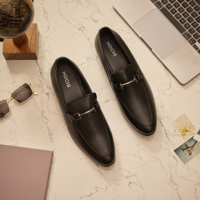 Mochi Men Black Formal Moccasin (SKU: 19-6701-11-40)