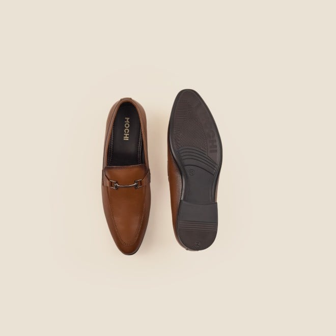 Mochi Men Tan Formal Moccasin (SKU: 19-6701-23-40)