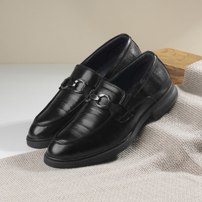 Mochi Men Black Party Moccasin