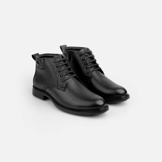 Mochi Men Black Formal Boots (SKU: 19-675-11-40)