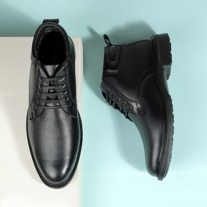 Mochi Men Black Formal Boots (SKU: 19-675-11-40)