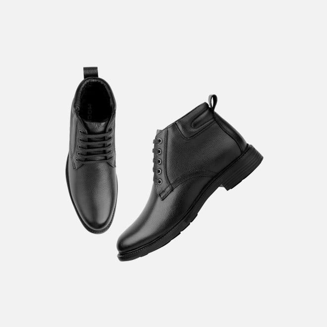 Mochi Men Black Formal Boots (SKU: 19-675-11-40)