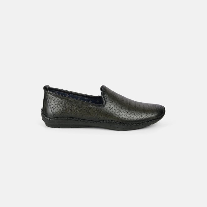Mochi Men Olive Formal Moccasin (SKU: 19-678-49-40)