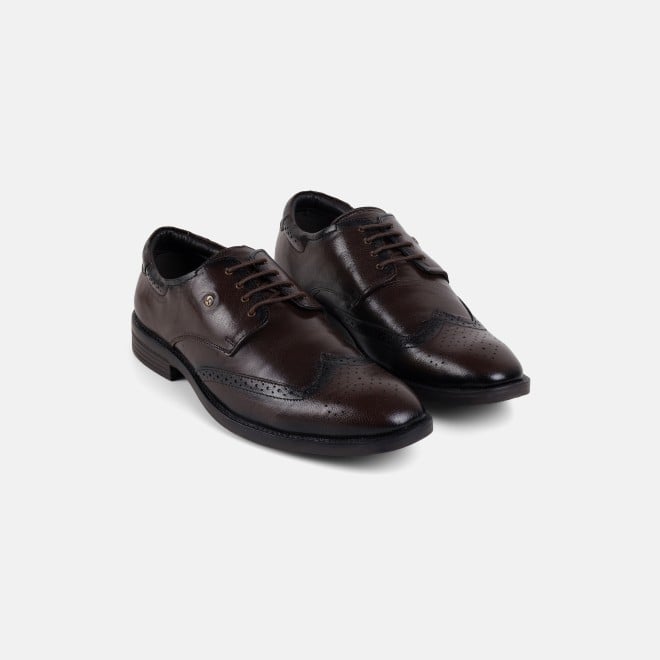 Mochi Men Brown Formal Brogue (SKU: 19-679-12-40)