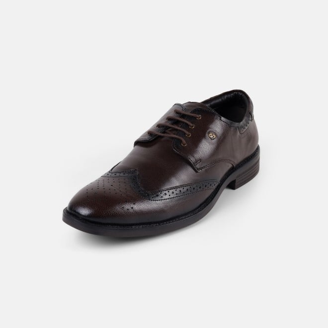 Mochi Men Brown Formal Brogue (SKU: 19-679-12-40)