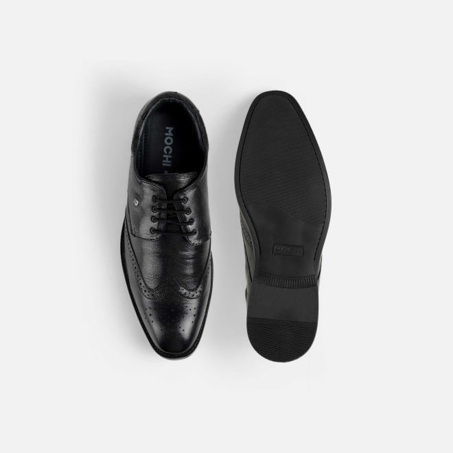 Mochi Men Black Formal Brogue (SKU: 19-679-11-40)