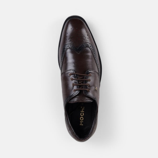 Mochi Men Brown Formal Brogue (SKU: 19-679-12-40)