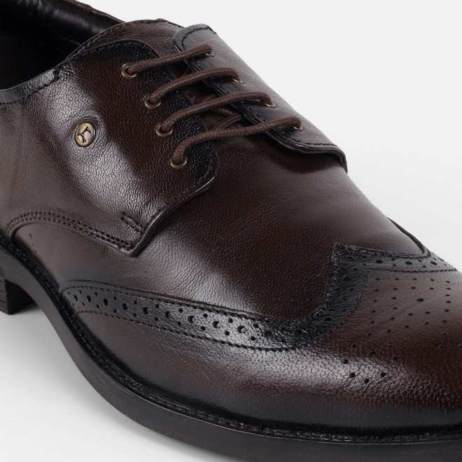 Mochi Men Brown Formal Brogue (SKU: 19-679-12-40)