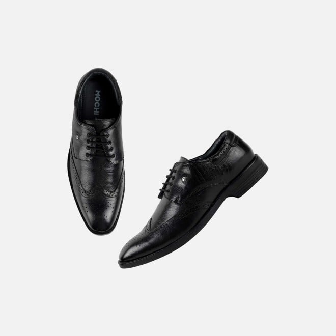 Mochi Men Black Formal Brogue (SKU: 19-679-11-40)