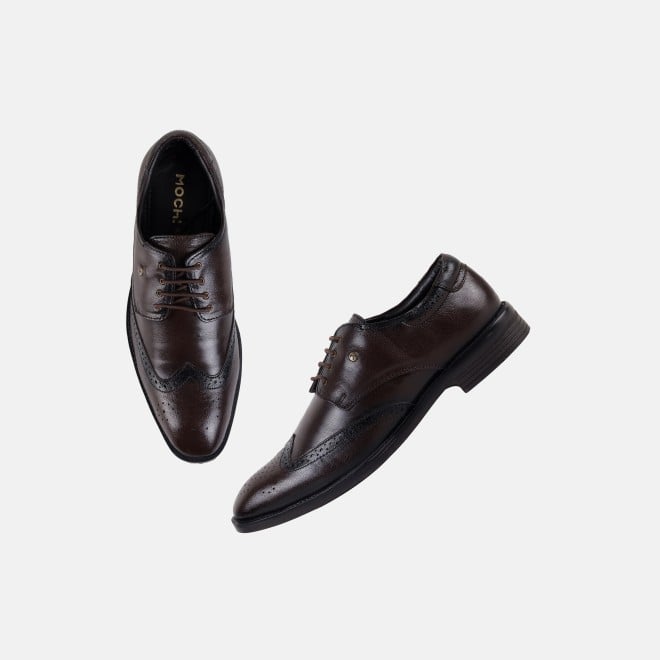 Mochi Men Brown Formal Brogue (SKU: 19-679-12-40)