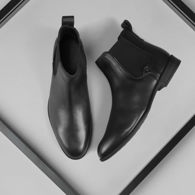 Mochi Men Black Party Boots