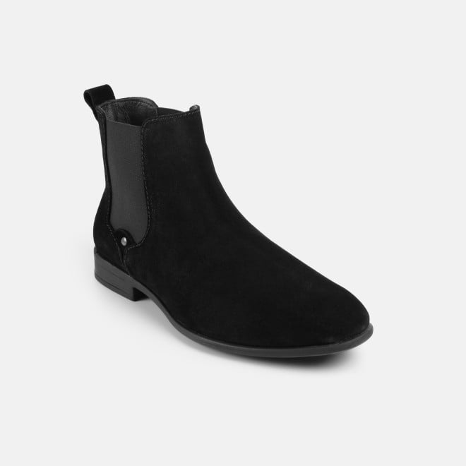 Mochi Men Black Formal Boots (SKU: 19-692-11-40)
