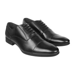 Men Black Formal Oxford