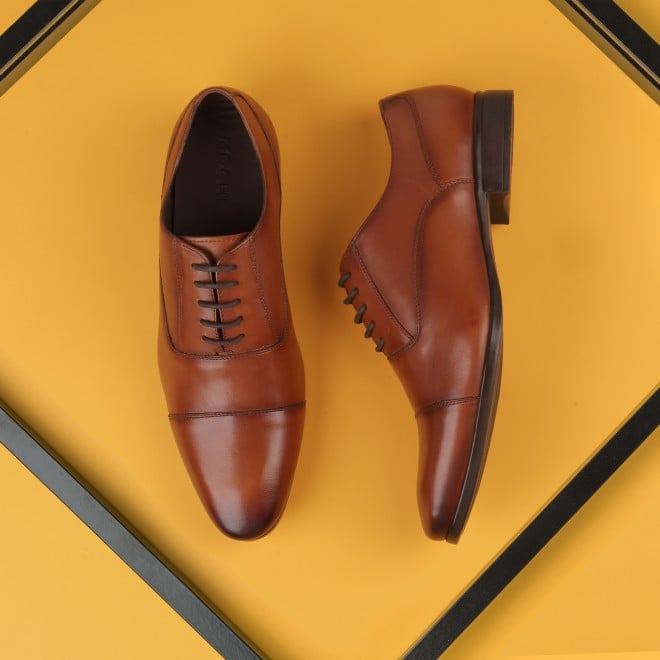 Mochi Men Tan Formal Oxford