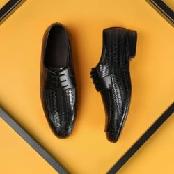 Men Black Formal Lace Up