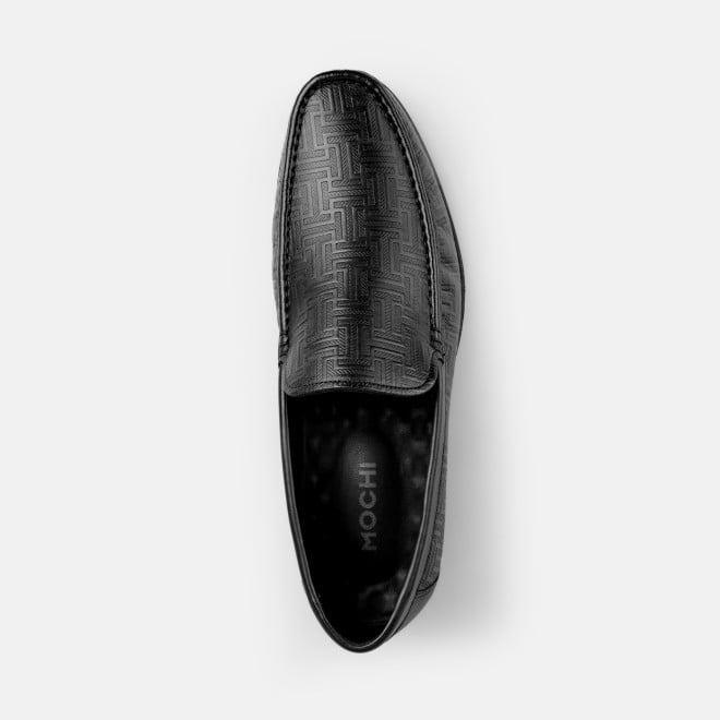 Mochi Men Black Formal Moccasin (SKU: 19-737-11-39)