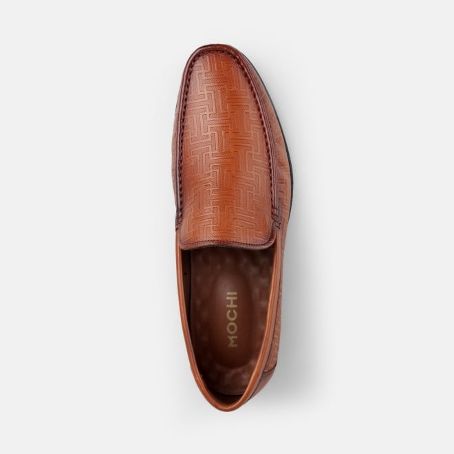 Mochi Men Tan Formal Moccasin (SKU: 19-737-23-40)