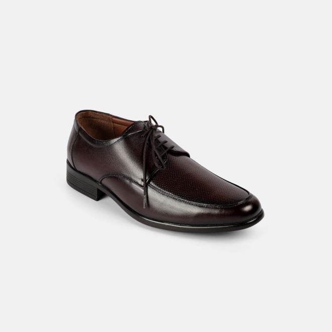 Mochi Men Wine Formal Lace Up