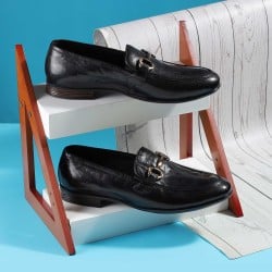 Men Black Formal Moccasin