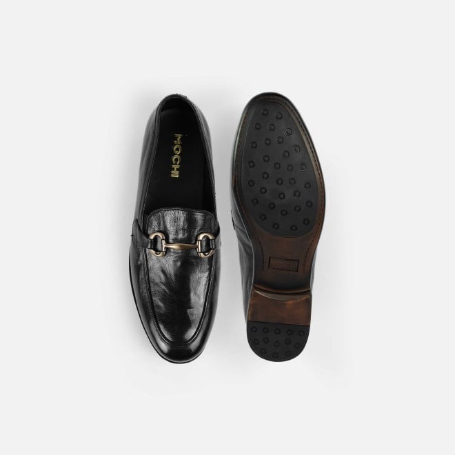 Mochi Men Black Formal Moccasin (SKU: 19-752-11-41)