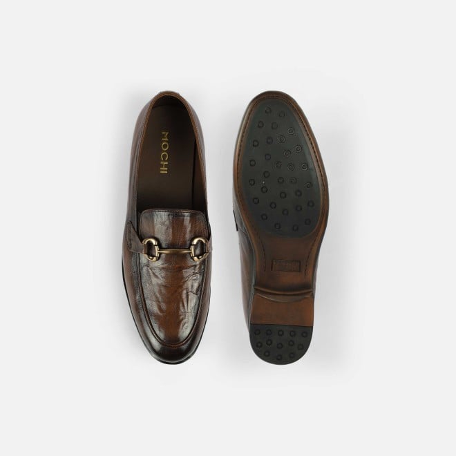 Mochi Men Tan Formal Moccasin (SKU: 19-752-23-40)