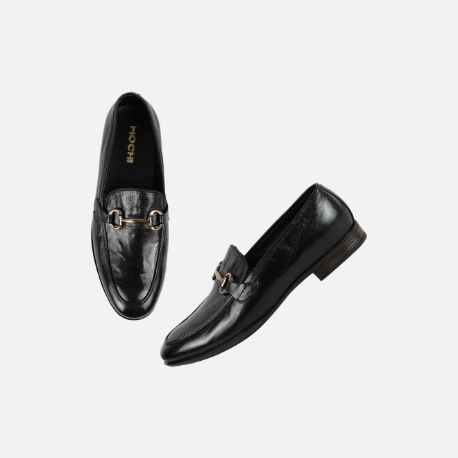 Mochi Men Black Formal Moccasin (SKU: 19-752-11-41)