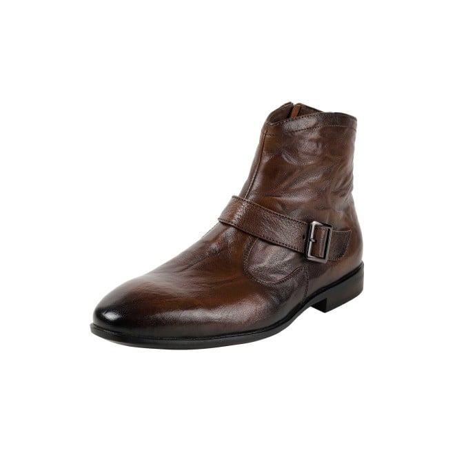 Mochi Men Tan Formal Boots (SKU: 19-753-23-41)